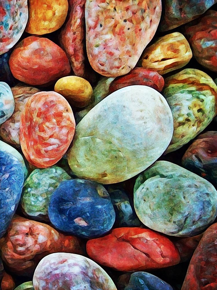 Particoloured Pebbles II art print by Ashley Aldridge for $57.95 CAD