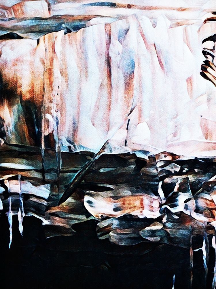 Burnt White On Black Abstract art print by Ashley Aldridge for $57.95 CAD