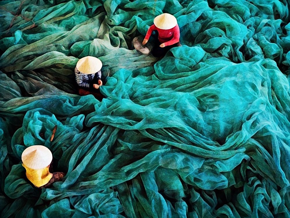 Turquoise Tangled art print by Ashley Aldridge for $57.95 CAD