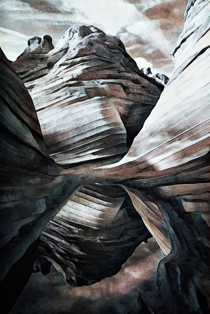 Layered Rock Reflected art print by Ashley Aldridge for $57.95 CAD