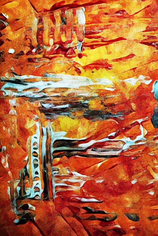 Sunburnt Abstract I art print by Ashley Aldridge for $57.95 CAD