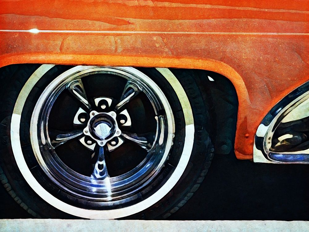 Orange Fender White Wall Mag art print by Ashley Aldridge for $57.95 CAD