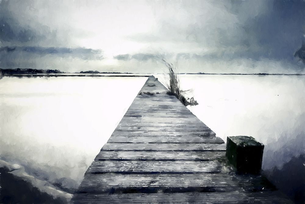 Foggy Jetty art print by Kim Curinga for $57.95 CAD