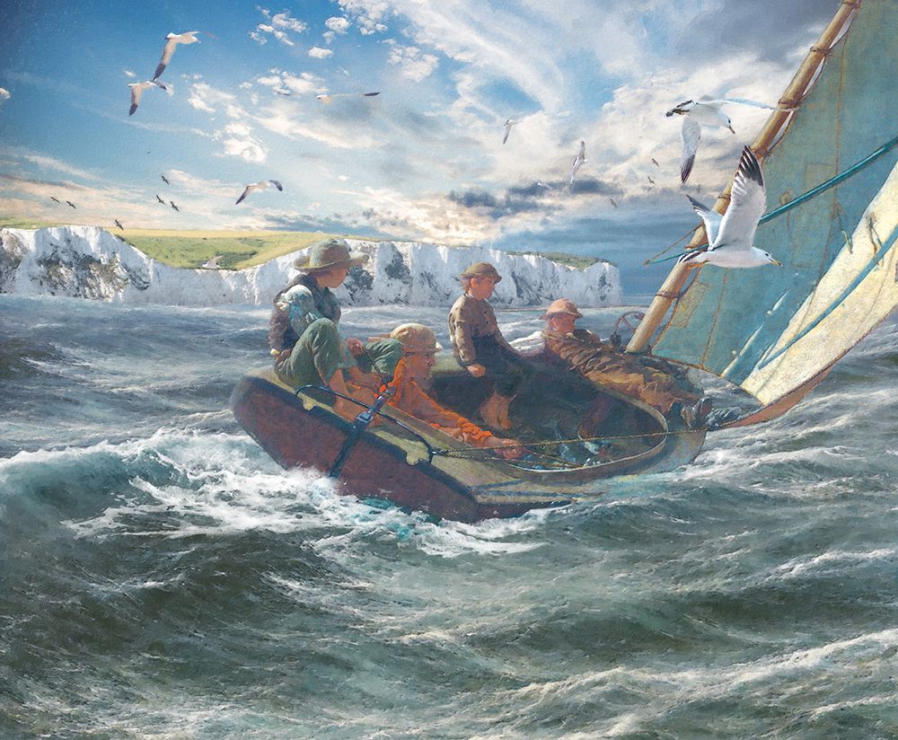 Windy Riders art print by Steve Hunziker for $57.95 CAD