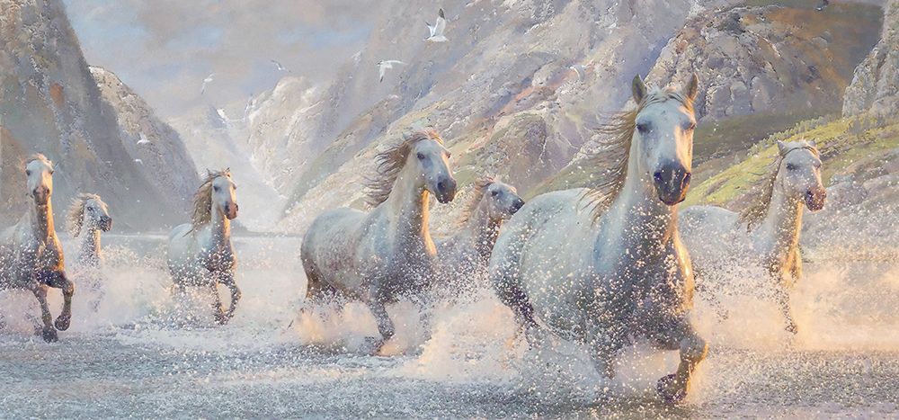 Spirited Splashers art print by Steve Hunziker for $57.95 CAD