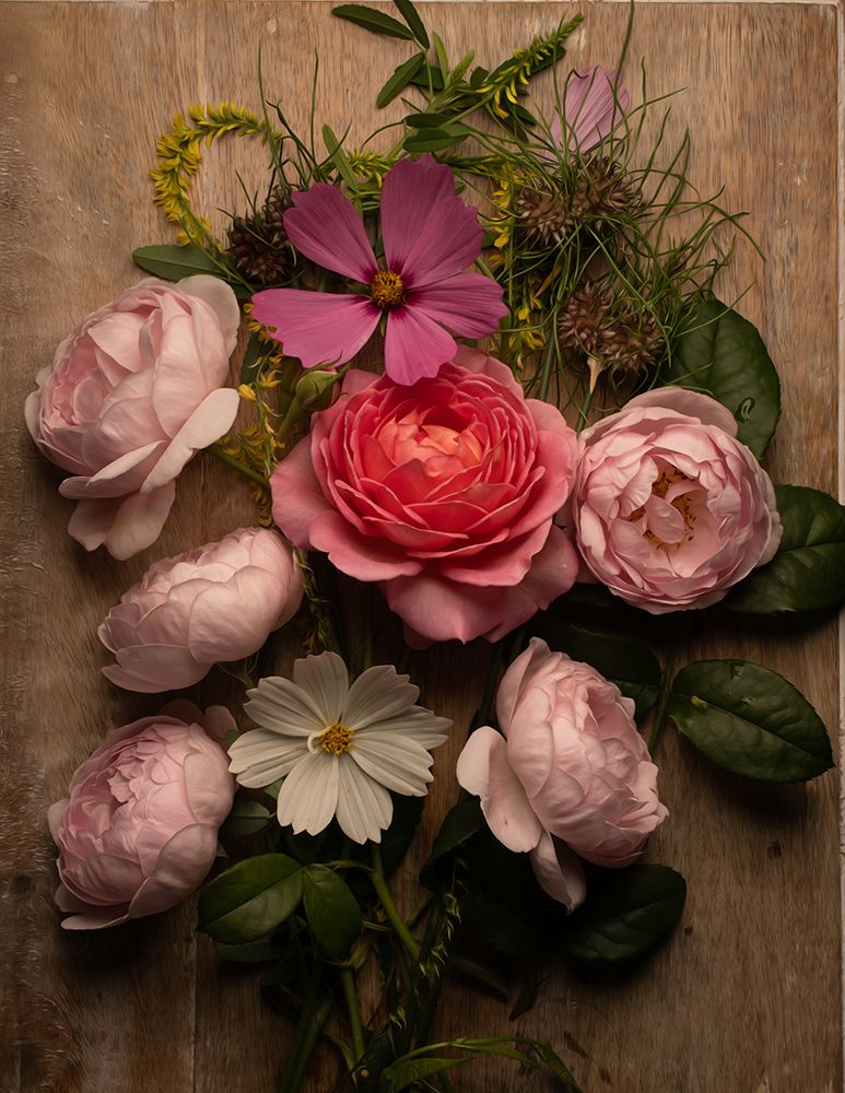 Rosy Posy II art print by Leah Maclean for $57.95 CAD
