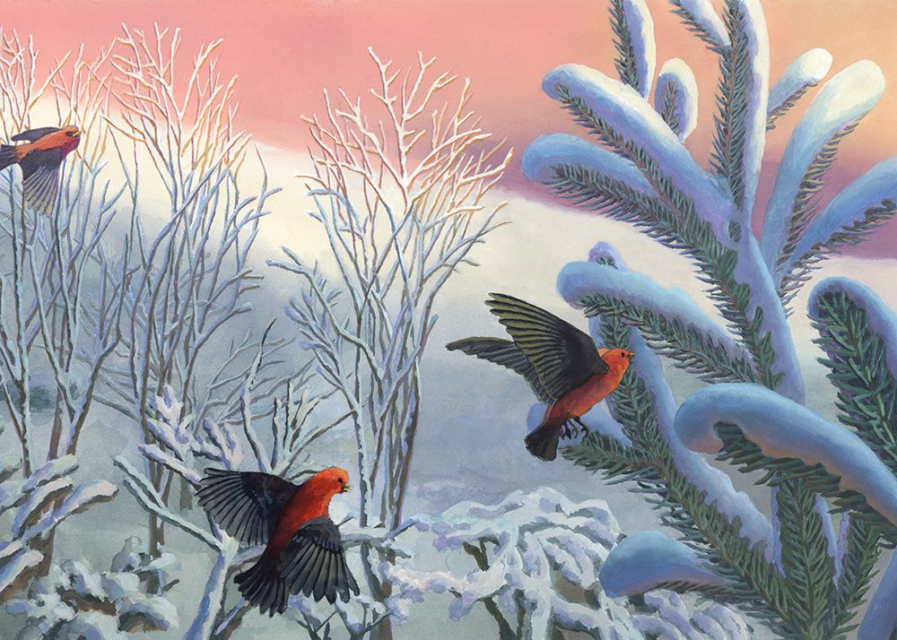 Winter Melody art print by John Wang for $57.95 CAD