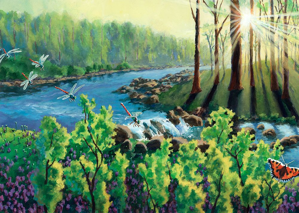 Spring Melody art print by John Wang for $57.95 CAD