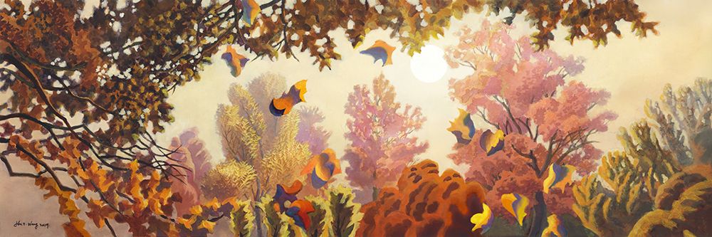 Fall Melody art print by John Wang for $57.95 CAD