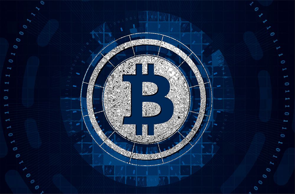 Bitcoin Cyber art print by Karen Smith for $57.95 CAD