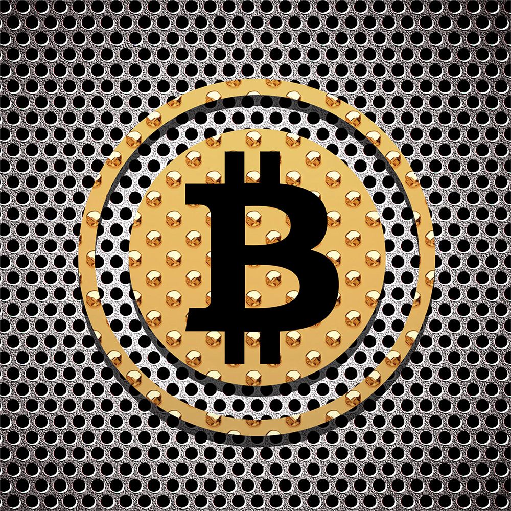 Bitcoin Dots art print by Karen Smith for $57.95 CAD
