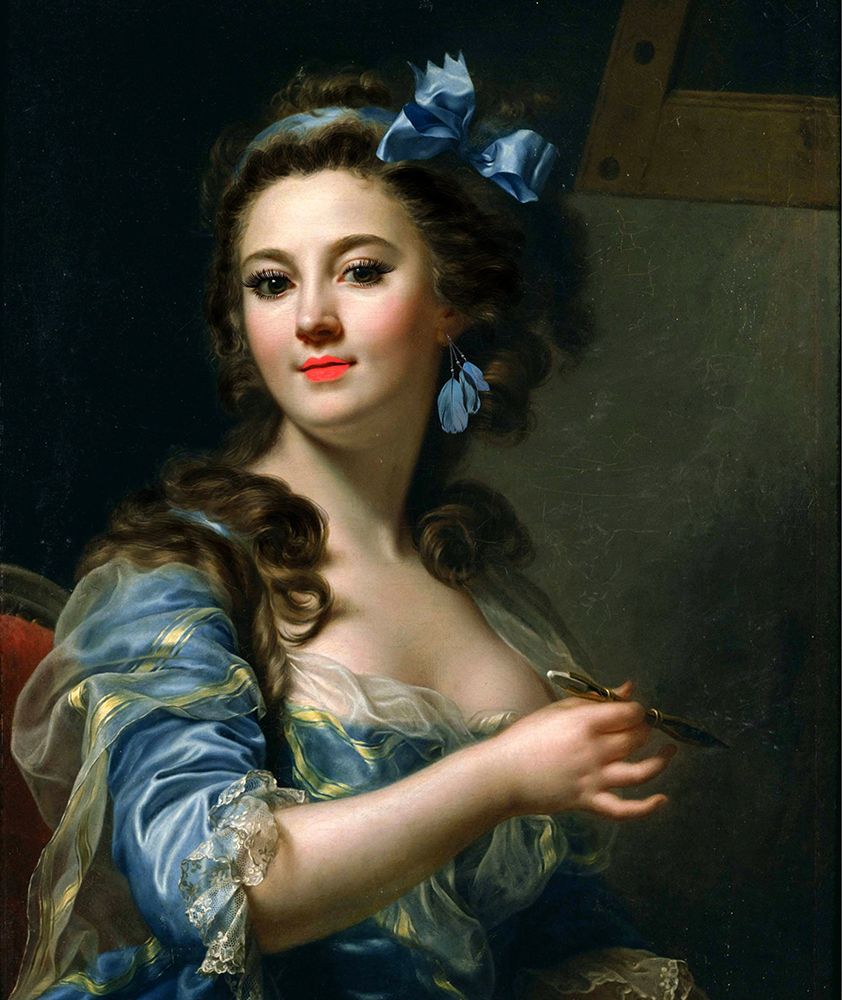Classic Floozy II art print by Karen Smith for $57.95 CAD