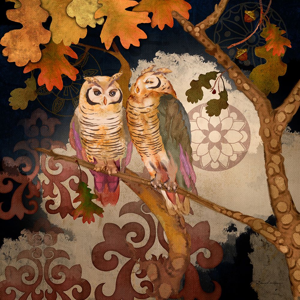 Singing Owl art print by Evalia Designs for $57.95 CAD