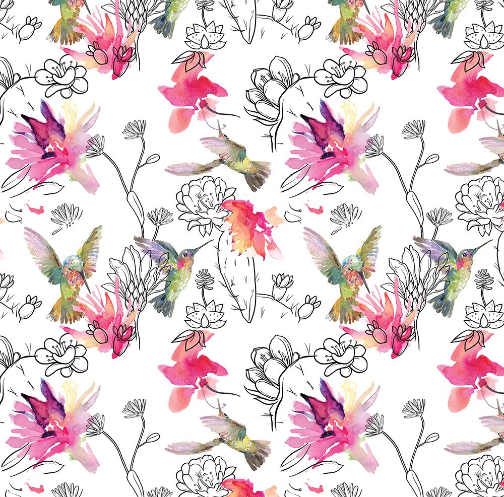 Desert Hummingbirds III art print by Evalia Designs for $57.95 CAD