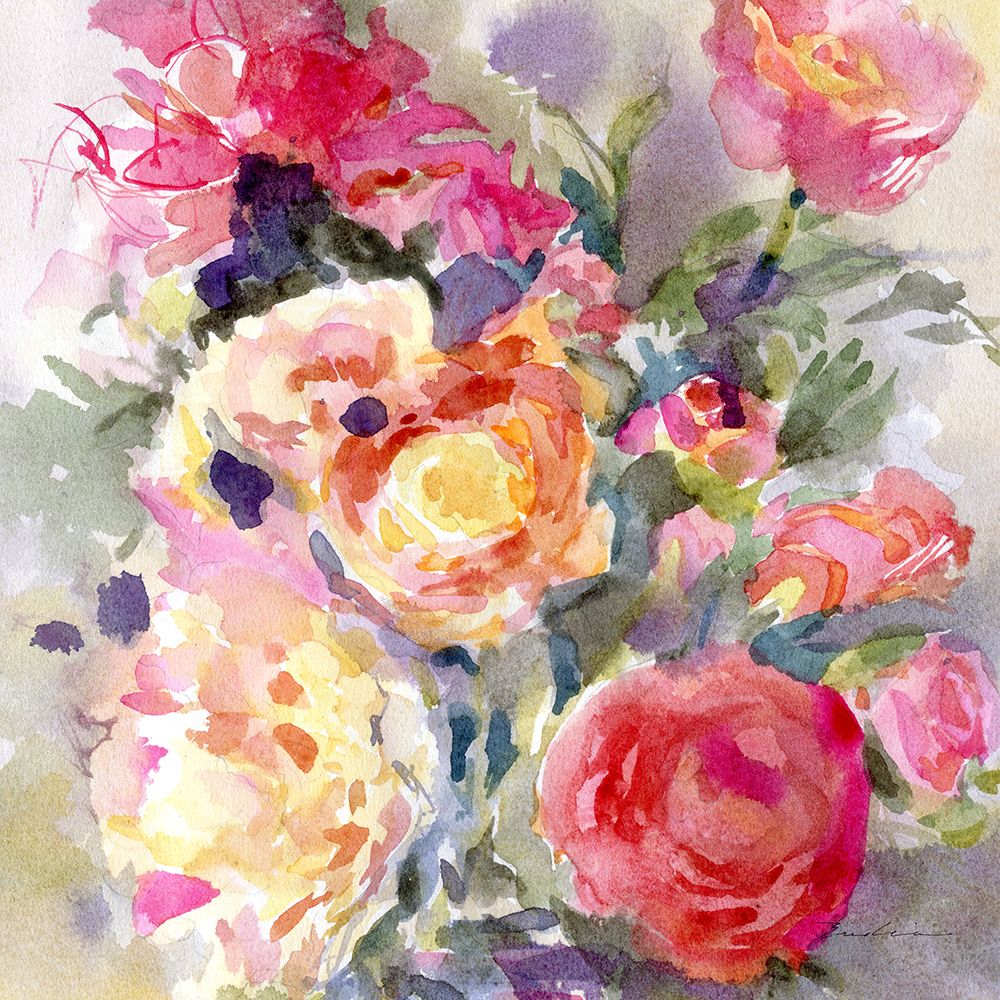 Afternoon Blooms art print by Evalia Designs for $57.95 CAD