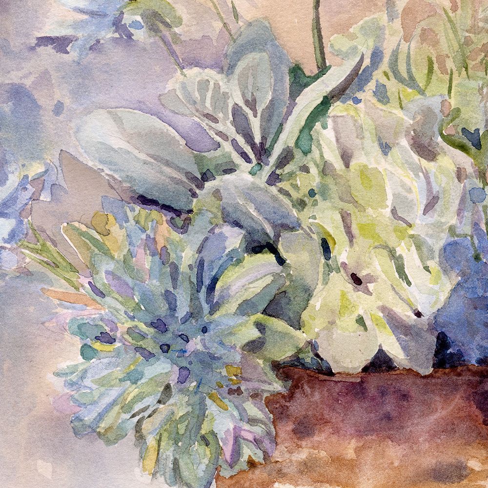 Periwinkle Bluish Hydrangeas II art print by Evalia Designs for $57.95 CAD