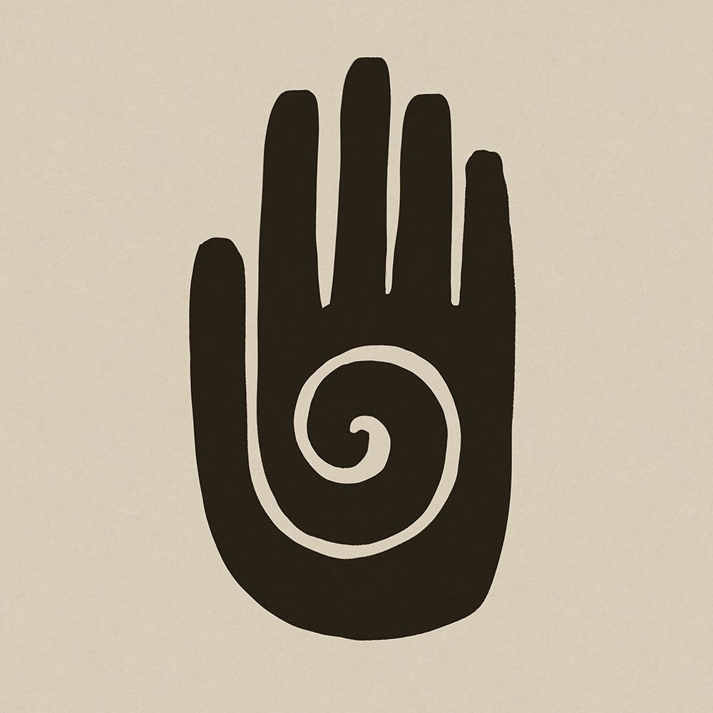 Healing Hand Block Print art print by Andrea Haase for $57.95 CAD