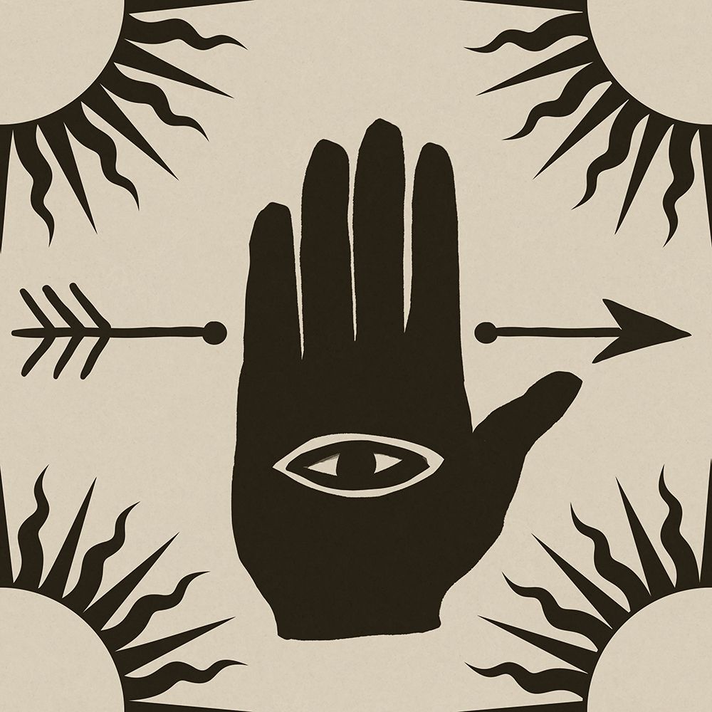 Magic Eye Hand Block Print art print by Andrea Haase for $57.95 CAD