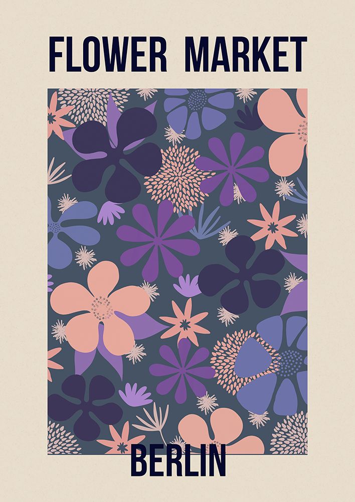 Flower Market Berlin art print by Andrea Haase for $57.95 CAD