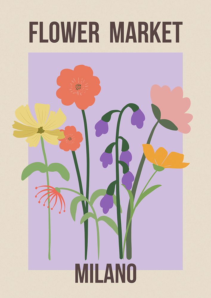 Flower Market Milan art print by Andrea Haase for $57.95 CAD