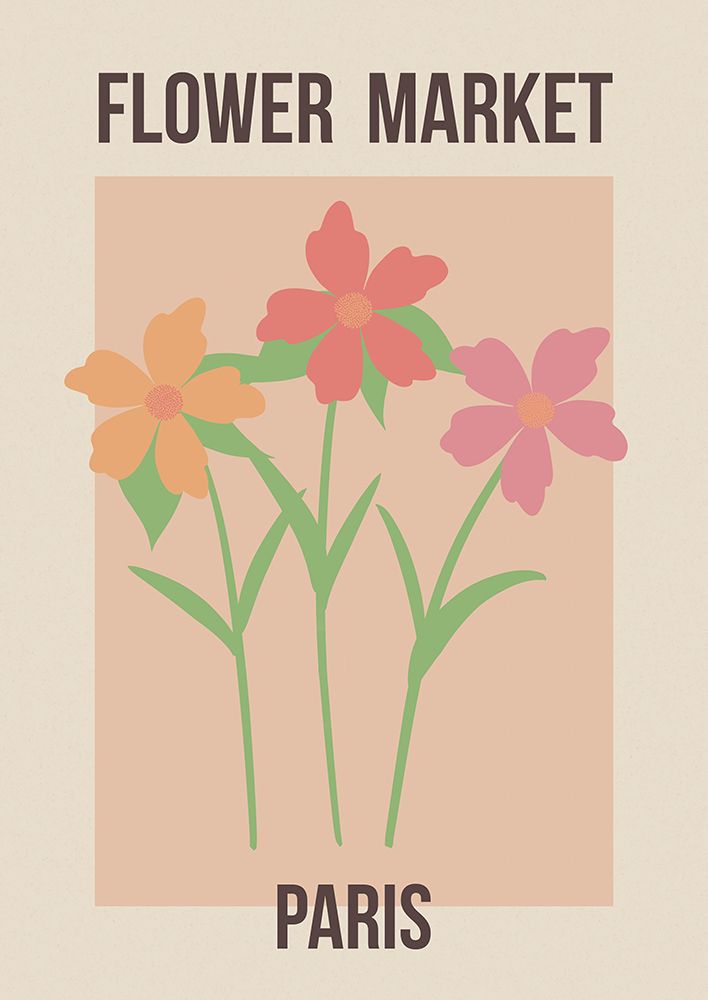 Flower Market Paris art print by Andrea Haase for $57.95 CAD