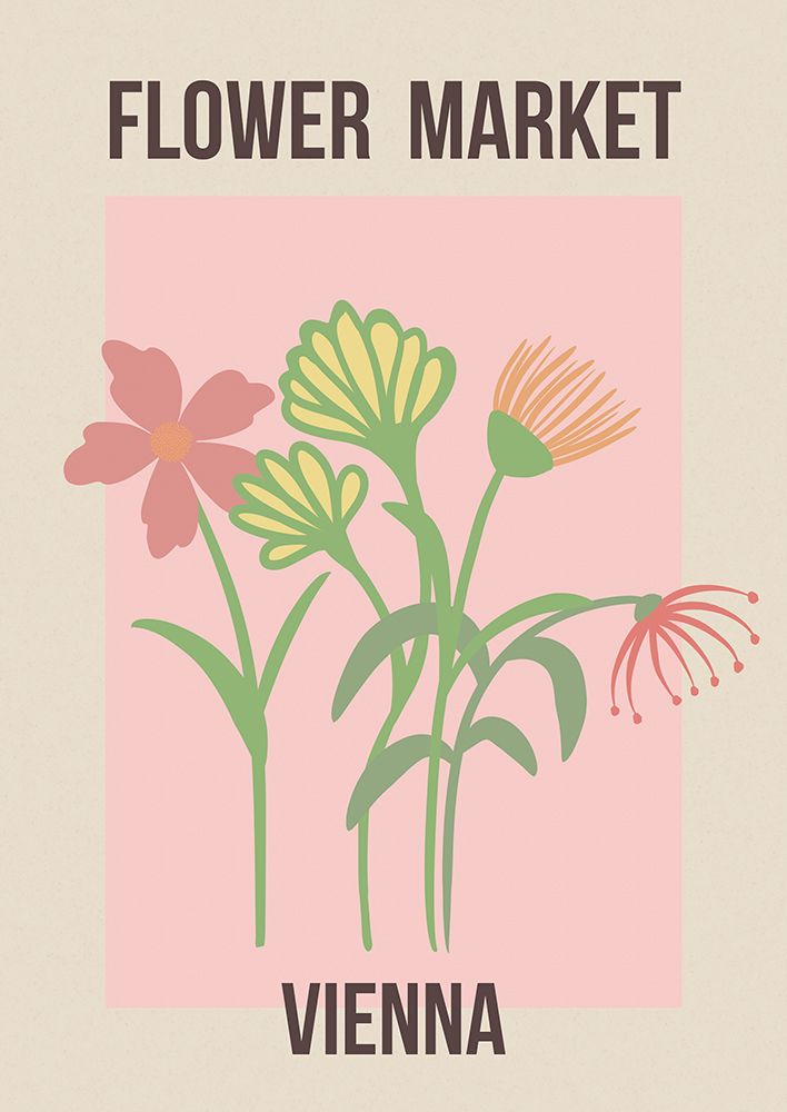 Flower Market Vienna art print by Andrea Haase for $57.95 CAD