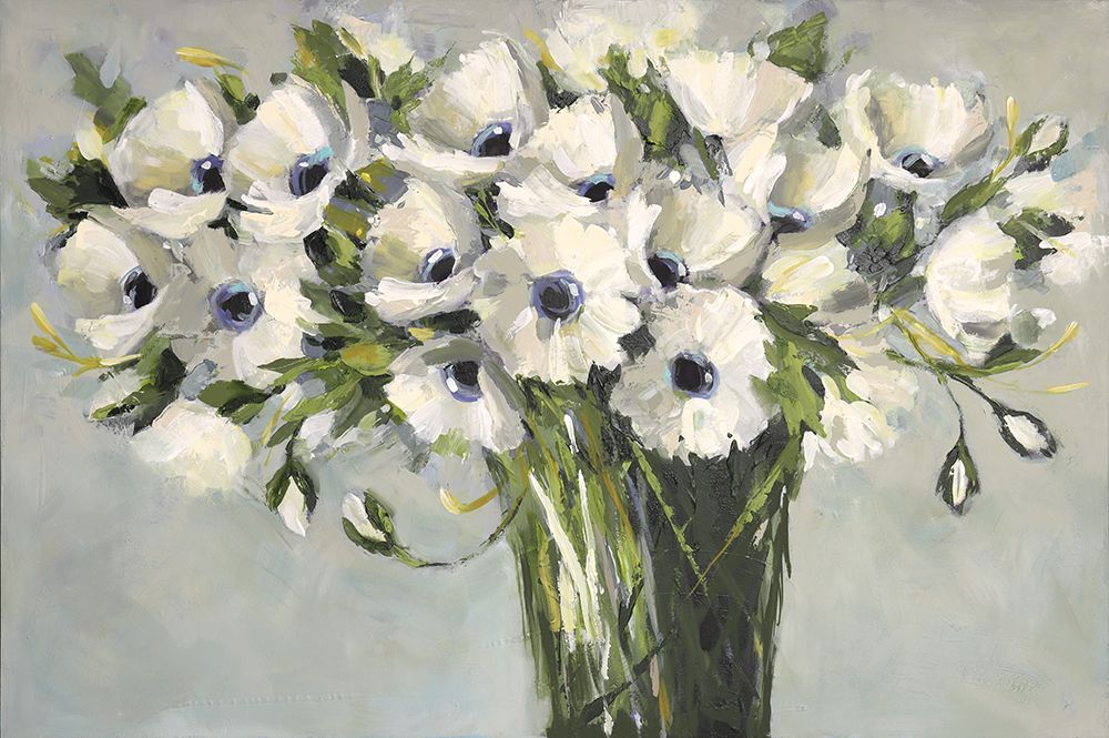 White Poppies art print by Winnie Eaton for $57.95 CAD