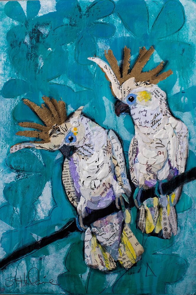 Two Cockatoos art print by Elizabeth St Hilaire for $57.95 CAD