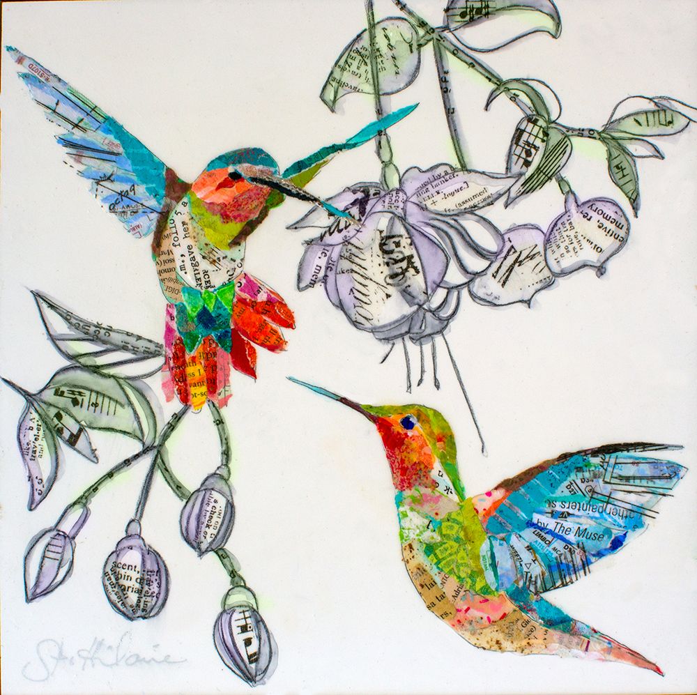 Edit Hummers and Blooms art print by Elizabeth St Hilaire for $57.95 CAD