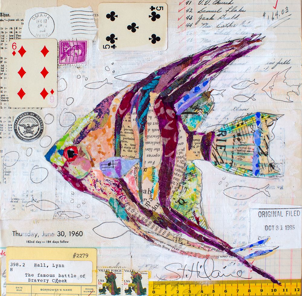 Angel Fish at Bravery Creek art print by Elizabeth St Hilaire for $57.95 CAD
