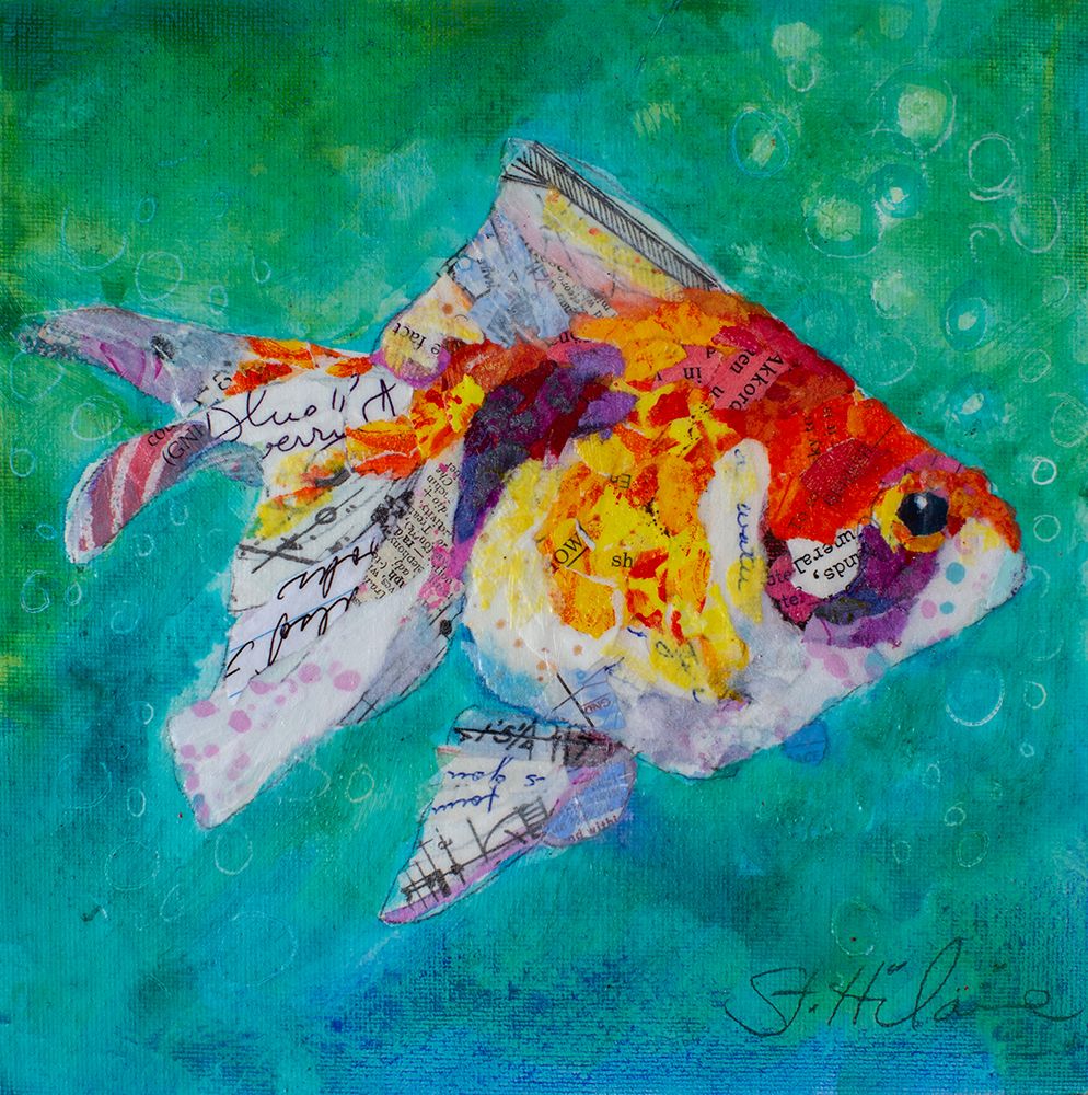 Just Keep Swimming art print by Elizabeth St Hilaire for $57.95 CAD