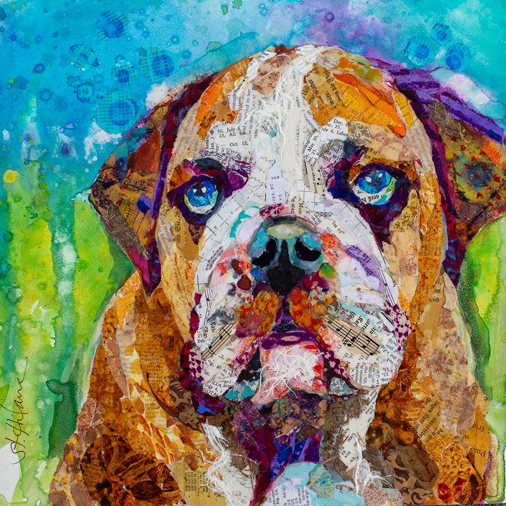 Bull Dog art print by Elizabeth St Hilaire for $57.95 CAD