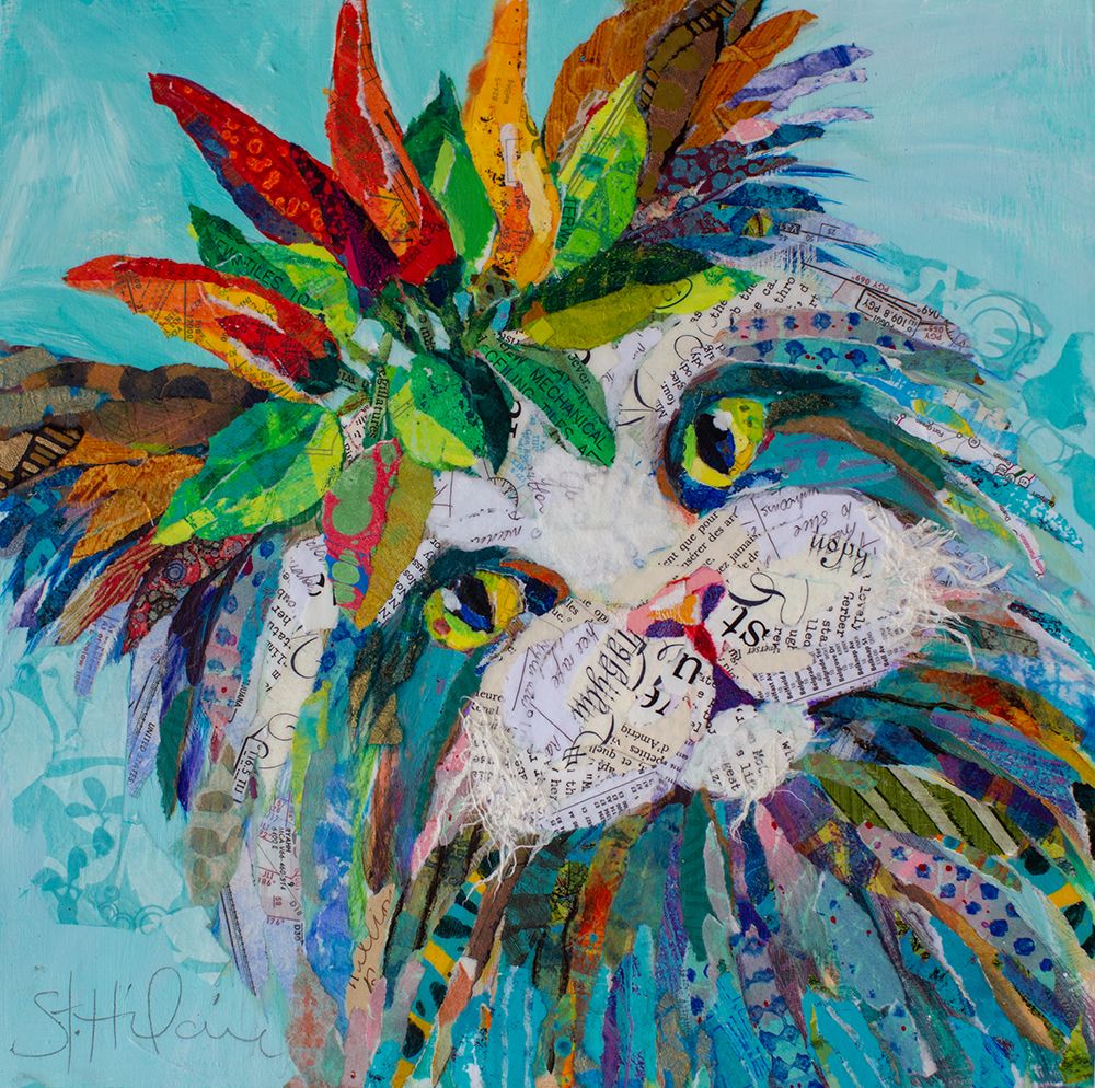 Cool Cat art print by Elizabeth St Hilaire for $57.95 CAD