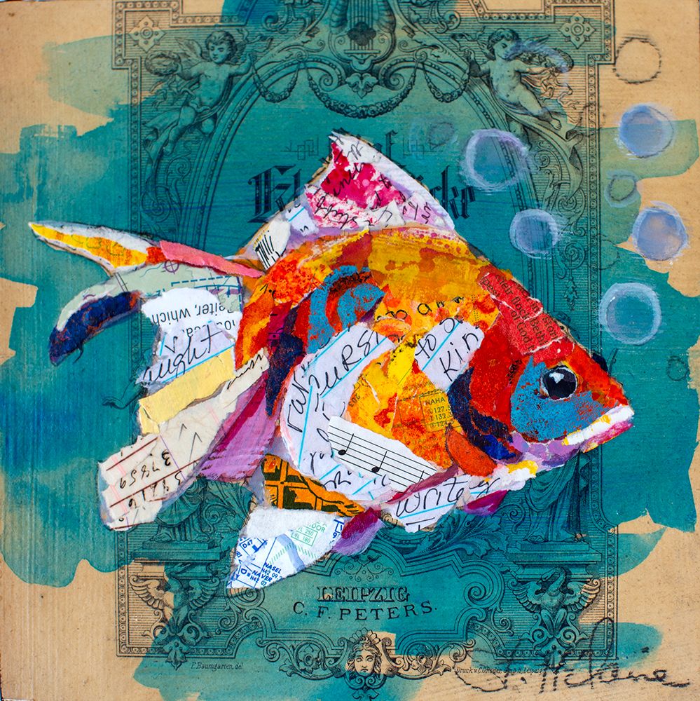 Fan Tail Fantasy art print by Elizabeth St Hilaire for $57.95 CAD