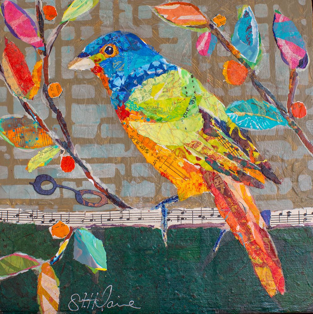 Bunting Blue art print by Elizabeth St Hilaire for $57.95 CAD