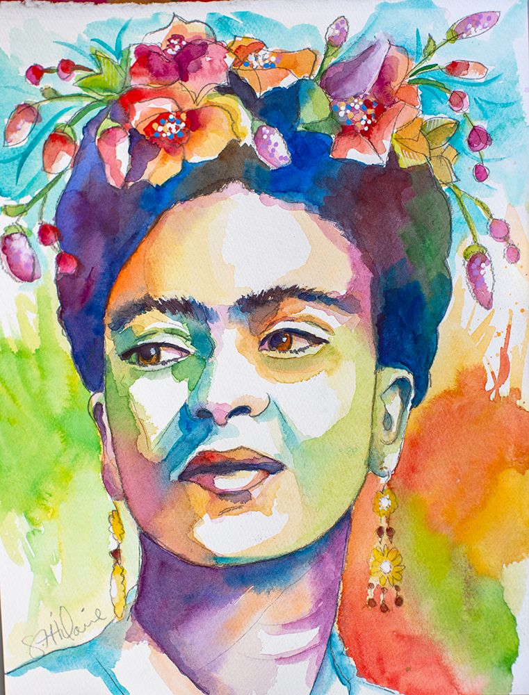 Frida with Side Glance art print by Elizabeth St Hilaire for $57.95 CAD