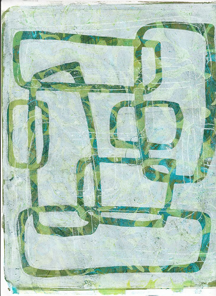 Monoprint II art print by Elizabeth St Hilaire for $57.95 CAD