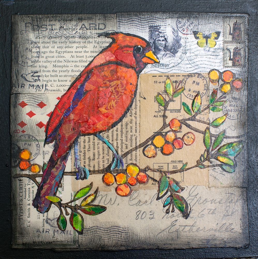 Cardinal US Mail art print by Elizabeth St Hilaire for $57.95 CAD