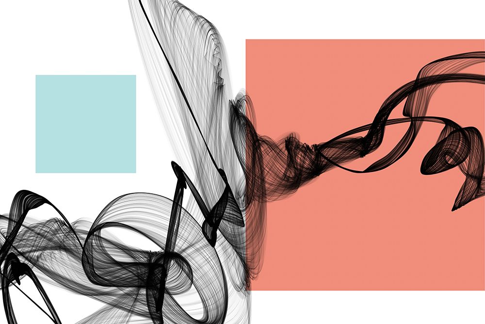 Geometric Shape and Black Abstraction IV art print by Irena Orlov for $57.95 CAD