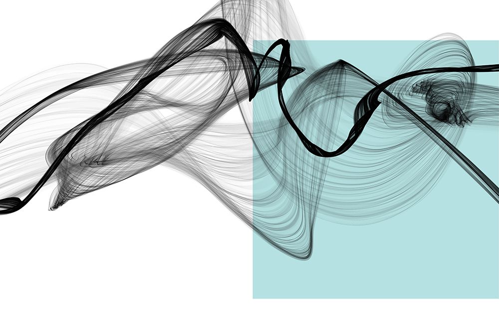 Geometric Shape and Black Abstraction X art print by Irena Orlov for $57.95 CAD