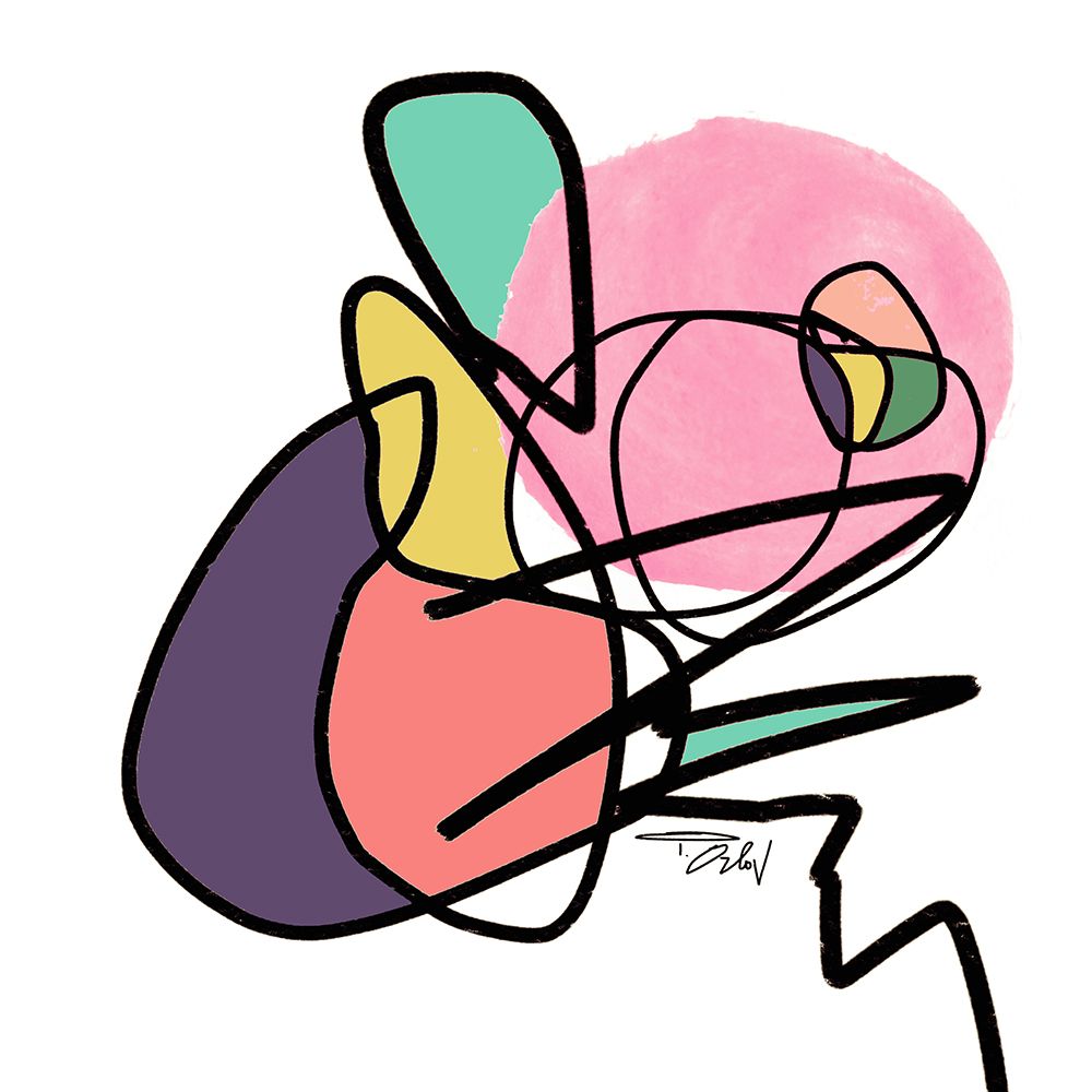 Shapes and Lines II art print by Irena Orlov for $57.95 CAD