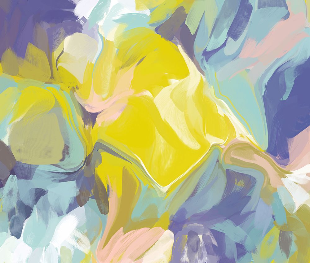 Color Burst Abstraction IX art print by Irena Orlov for $57.95 CAD