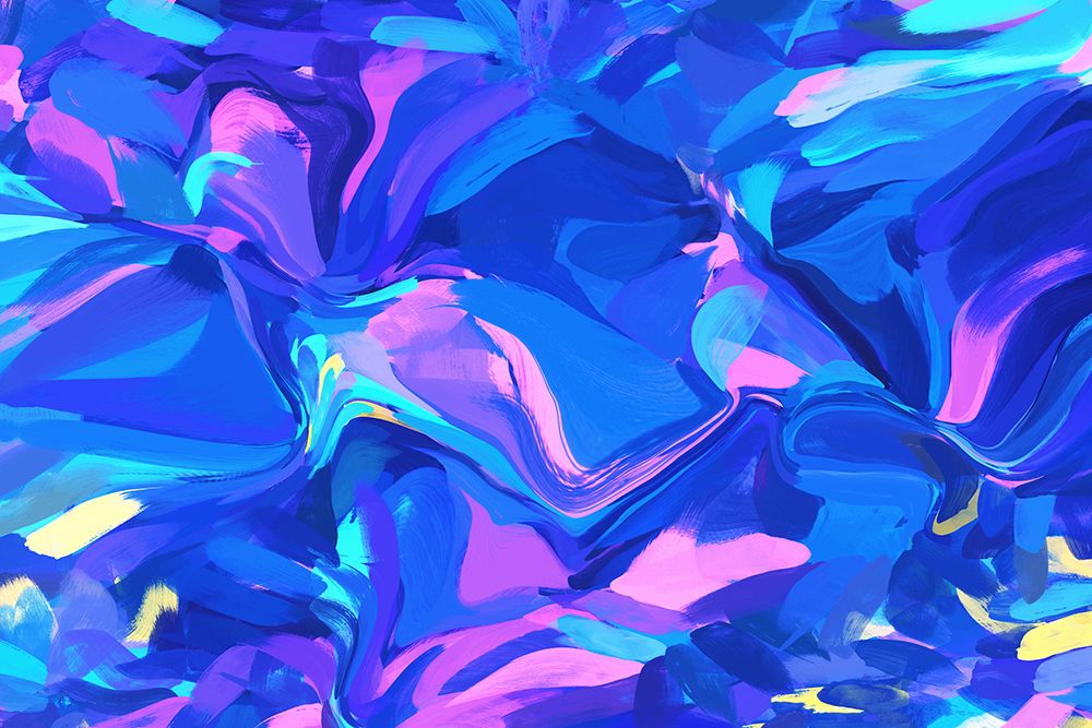 Color Burst Abstraction XI art print by Irena Orlov for $57.95 CAD
