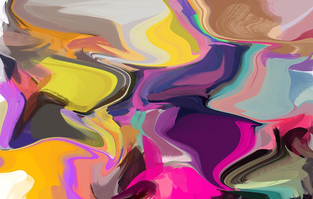 Color Burst Abstraction XXI art print by Irena Orlov for $57.95 CAD