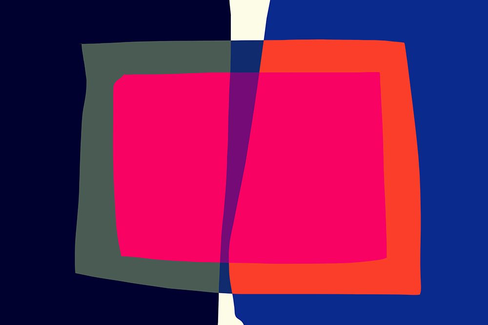 Art Shape Colors design II art print by Irena Orlov for $57.95 CAD
