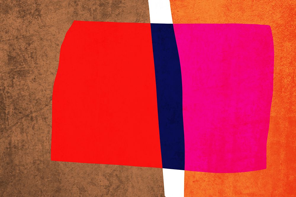 Art Shape Colors design IV art print by Irena Orlov for $57.95 CAD