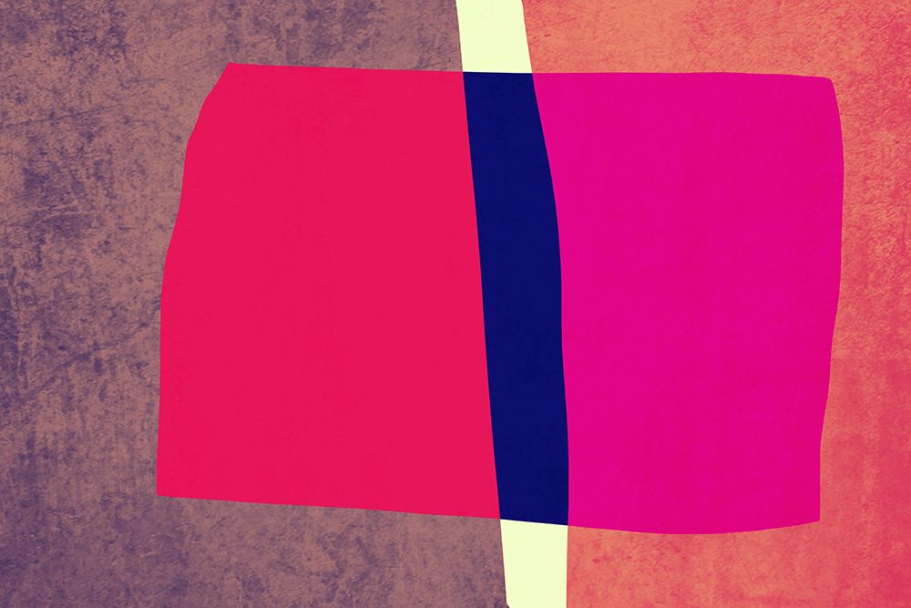 Art Shape Colors design V art print by Irena Orlov for $57.95 CAD