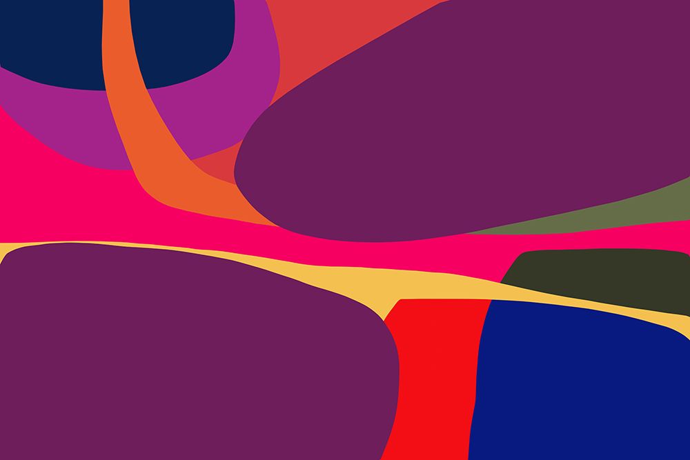 Art Shape Colors design XI art print by Irena Orlov for $57.95 CAD