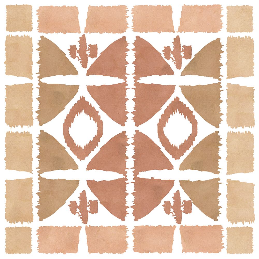 Earthy Geometric I art print by Flora Kouta for $57.95 CAD