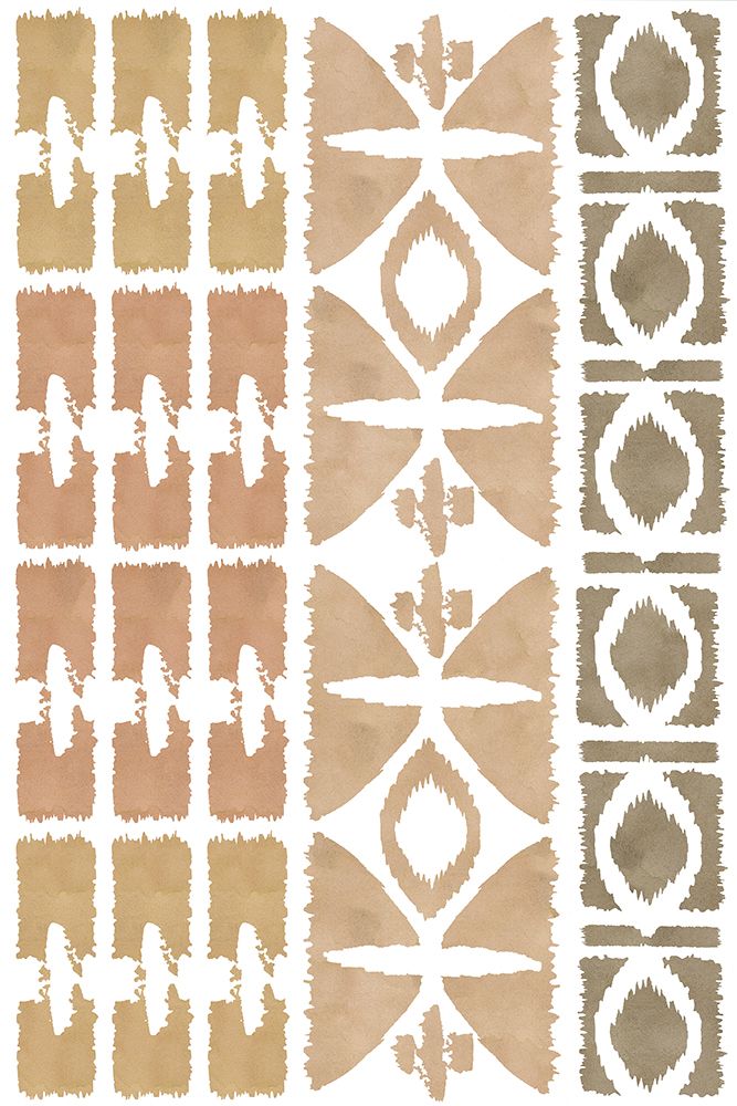Earthy Geometric V art print by Flora Kouta for $57.95 CAD